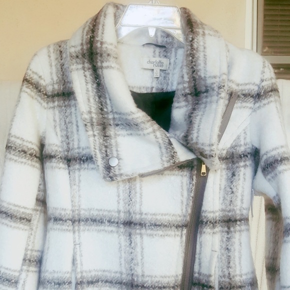 NWT Black Gray and White Coat - Picture 2 of 3